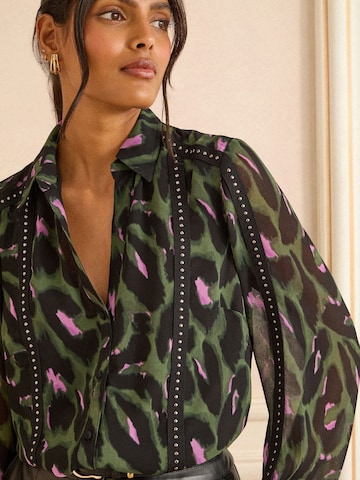 love & roses Bluza | zelena barva