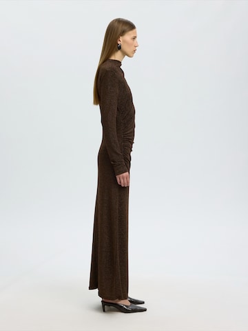 SELECTED Evening Dress 'SLWNORI' in Brown