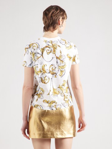 Maglietta 'BAROCCO OUTLINE' di Versace Jeans Couture in bianco