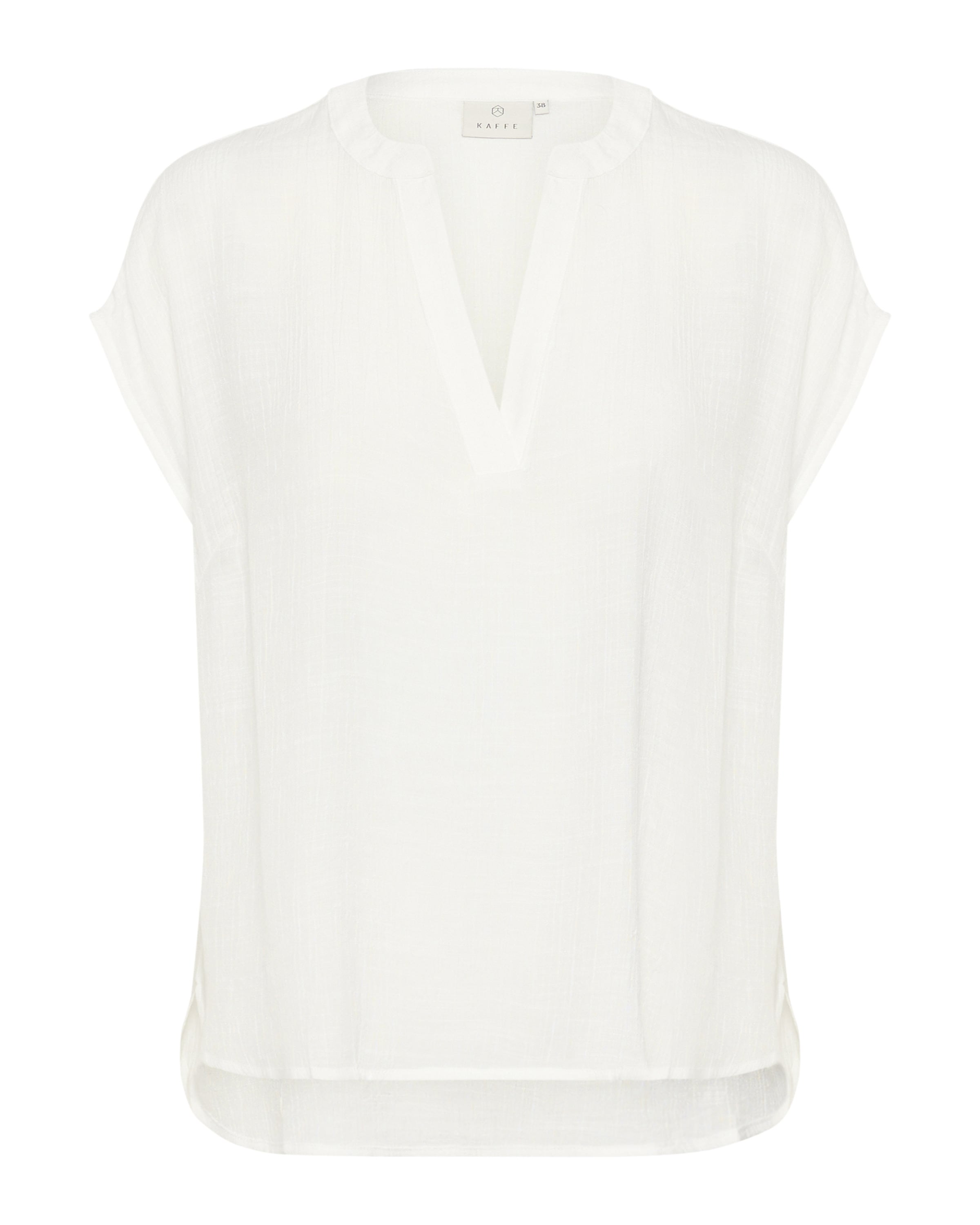 Kaffe Bluse in Weiß: Vorderseite