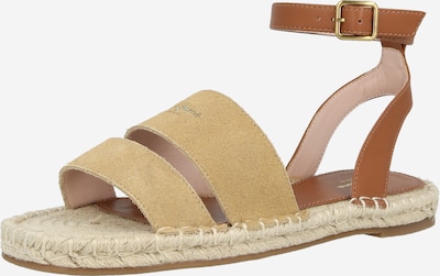 Pepe Jeans Remmisandaalit 'AURI STREET' värissä beige / ruosteenruskea, Tuotenäkymä