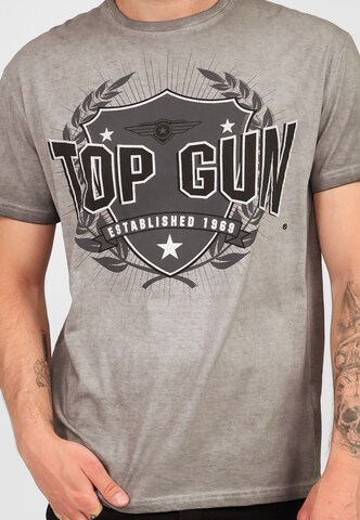 TOP GUN T-Shirt in Grau