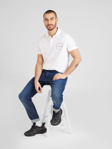 TOMMY HILFIGER Poloshirt in Weiß