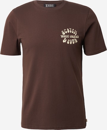 SCOTCH & SODA Särk, värv pruun: eest vaates