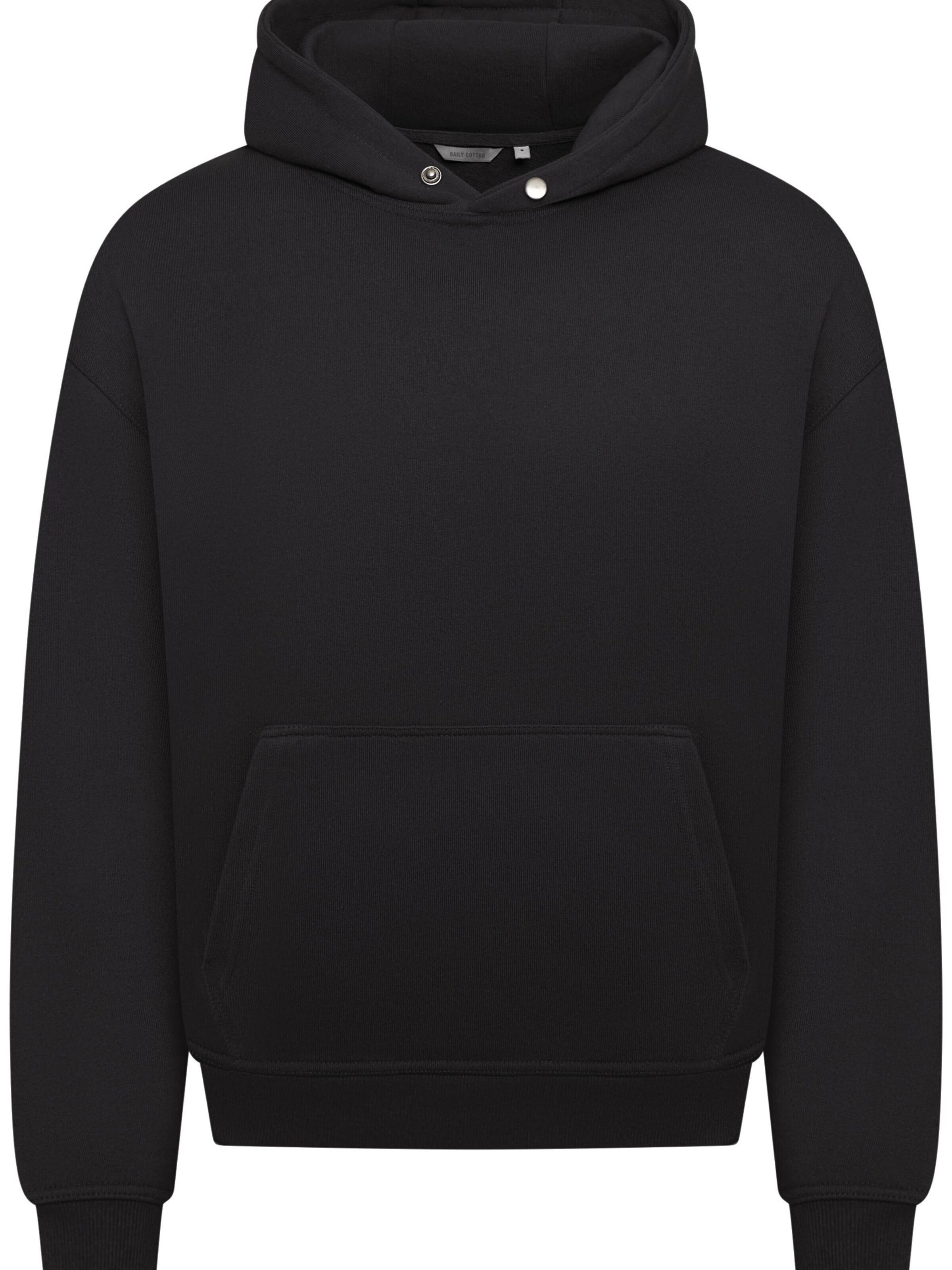 Daily Cotton Sweatshirt 'DCAVILA' in Black: front