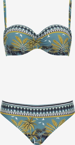 Invisible Bikini OLYMPIA en bleu : devant