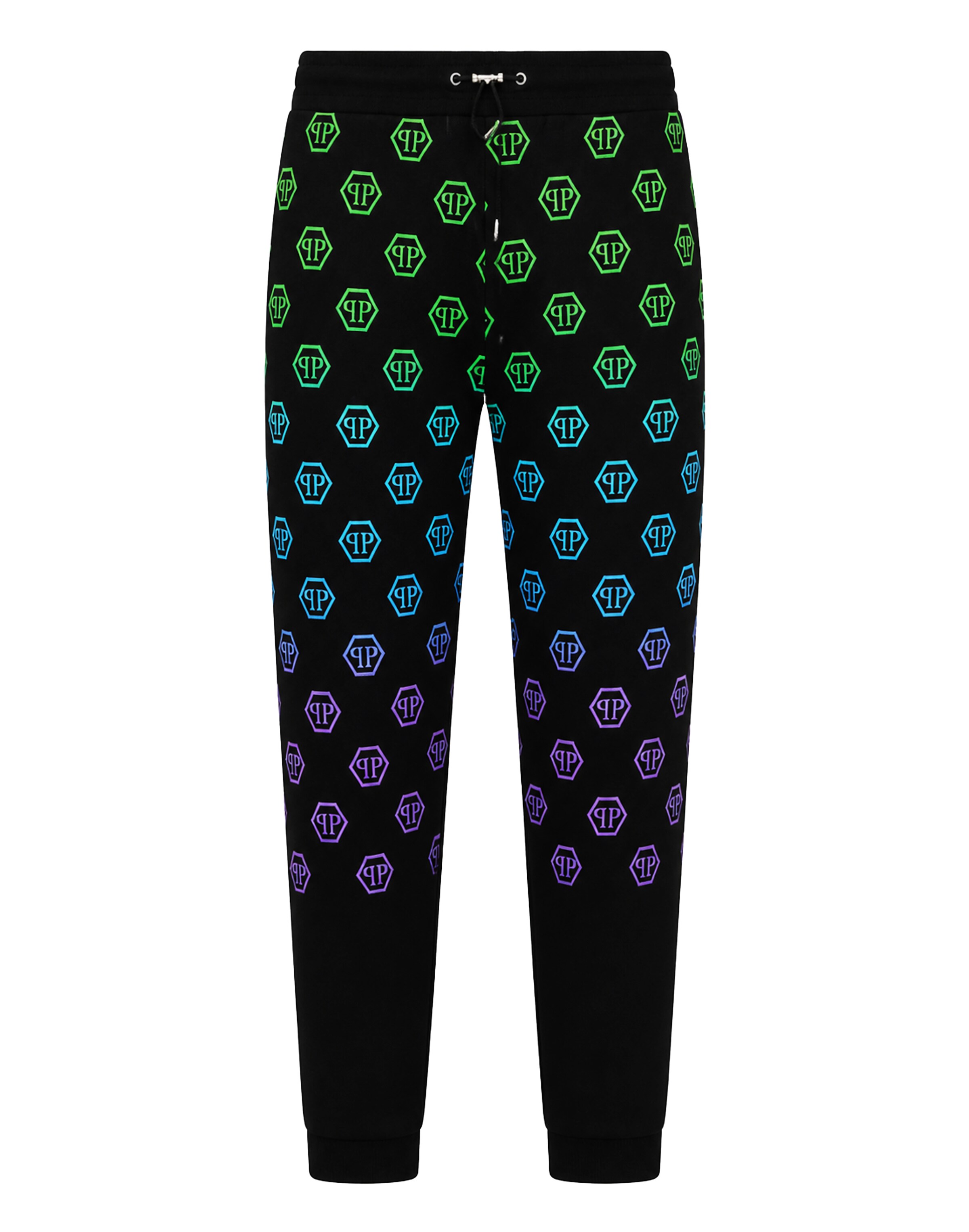 Philipp Plein Pantalón ' Monogram ' en 40 en verde oscuro / negro, Vista del producto