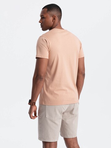 Ombre Shirt 'OM-TSBS-0146' in Beige