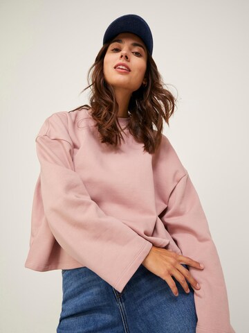 JJXX Sweatshirt 'Abbie' in Roze