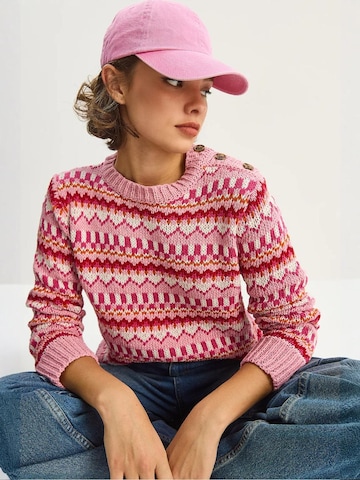 Bianco Lucci Sweater in Pink