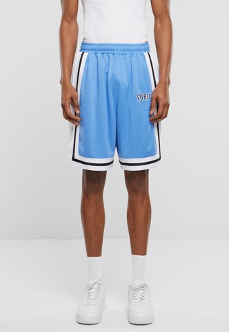 FUBU - Loosefit Calças em azul