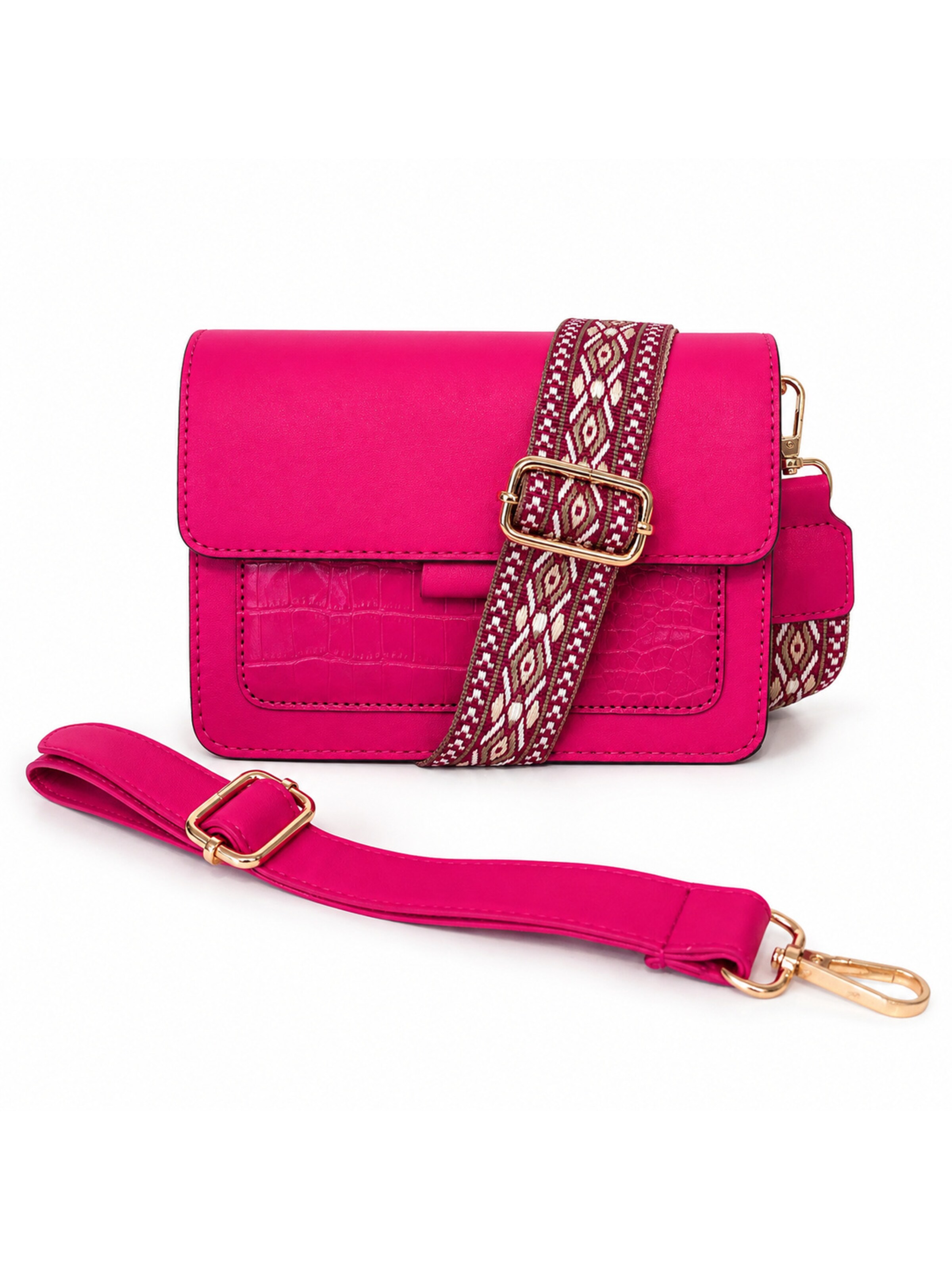 It's a Daily Fashion Schoudertas 'Crossbody bag 'Jill'' in Roze