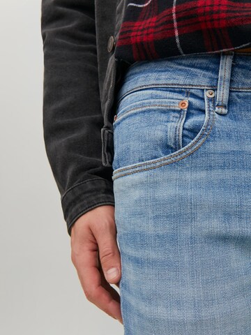 JACK & JONES Skinny Jeansy 'Tim Davis' w kolorze niebieski