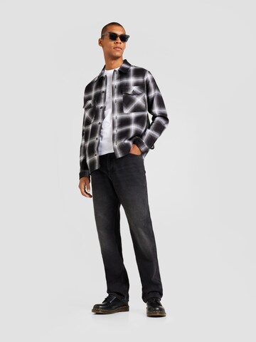 HUGO Comfort Fit Hemd 'Enalu' in Schwarz