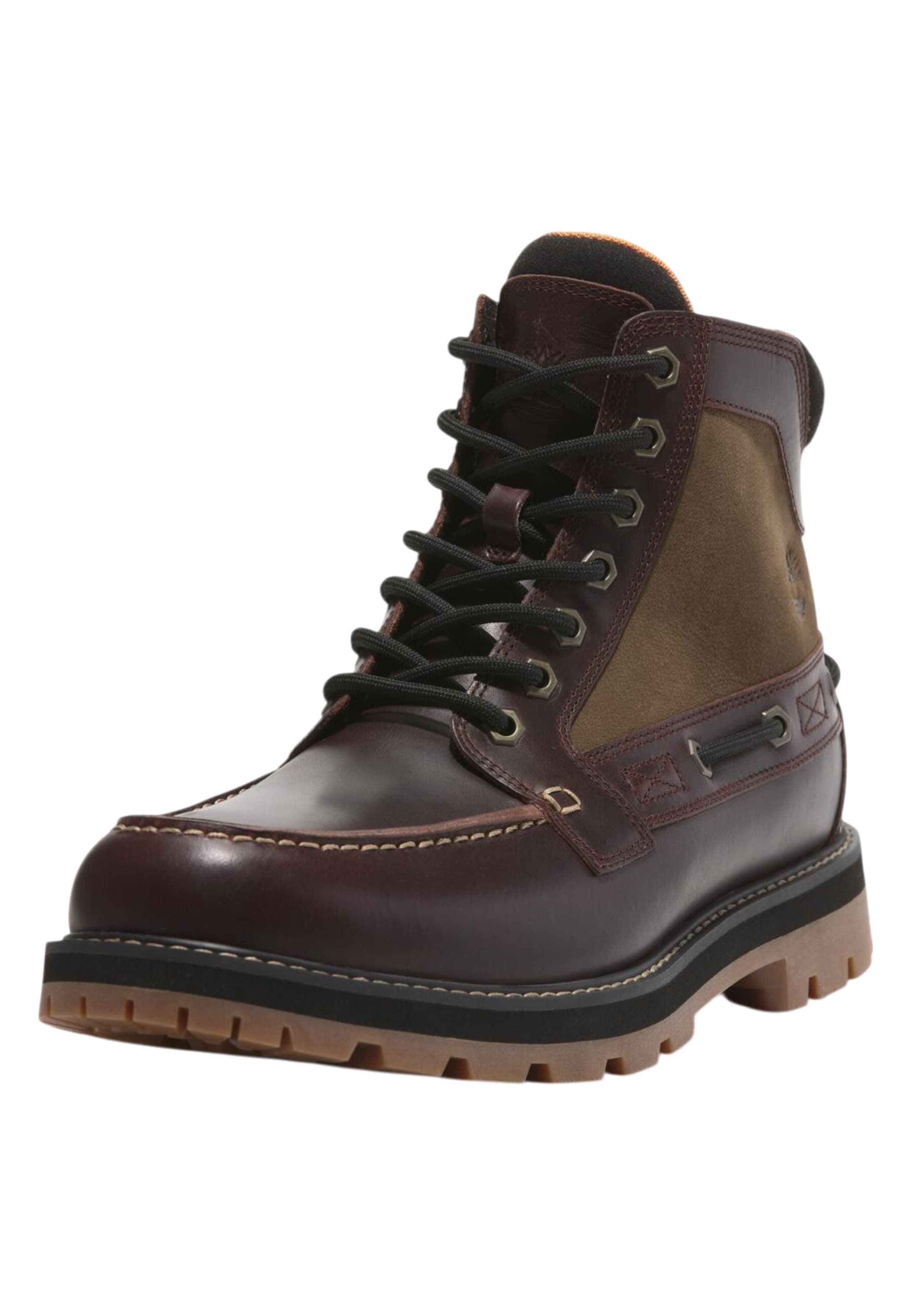 TIMBERLAND Lace-up boots 'Britton Road' in Brown: front
