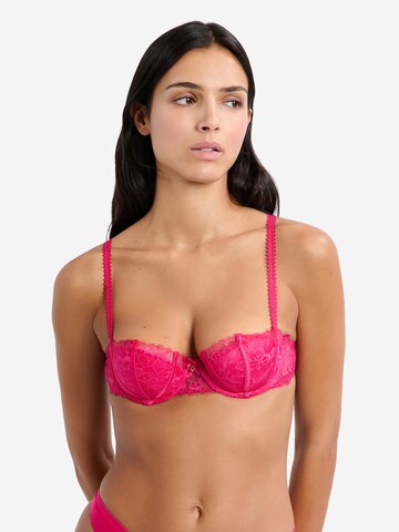 ETAM Balconette BH 'Mascarade' in Pink: Vorderseite