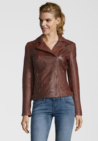 7ELEVEN Between-Season Jacket 'Locky' in Brown: front