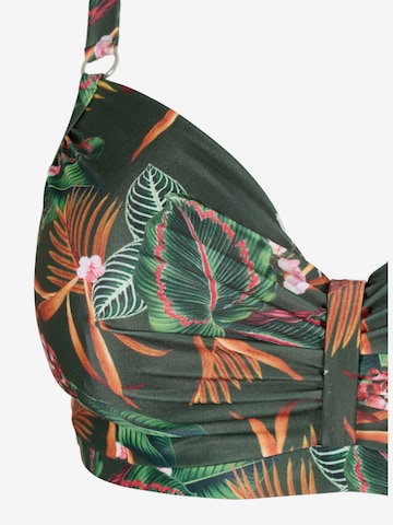 Invisible Hauts de bikini Swim by Zizzi en vert