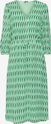 Rochie tip bluză 'Pomy' de la VERO MODA pe verde: față