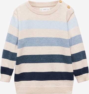 MANGO KIDS Trui 'Agus' in Beige: voorkant