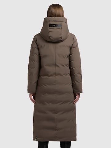 khujo Wintermantel 'DAWI' in Bruin