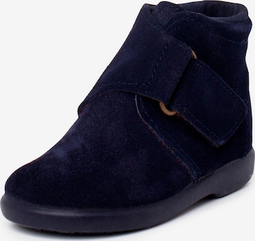 Pisamonas - Botas en azul: frente