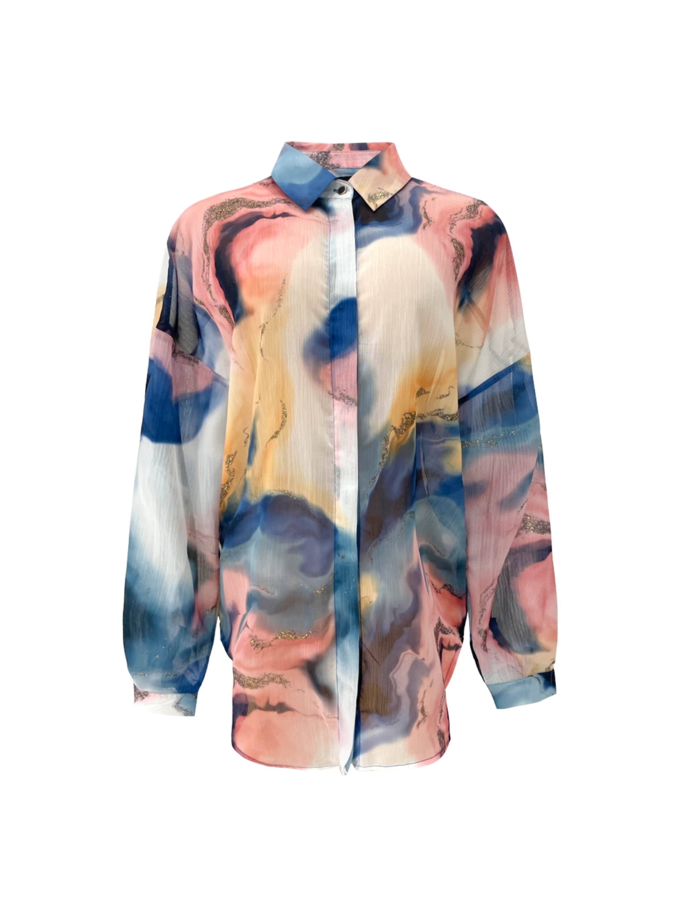 Liberte Essentiel Shirt ' SARAFINA ' in Blau: Vorderseite