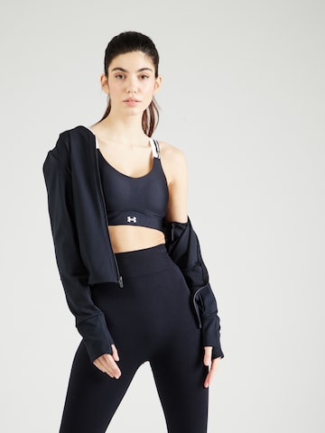 Bustier Soutien-gorge de sport 'Infinity' UNDER ARMOUR en noir : devant