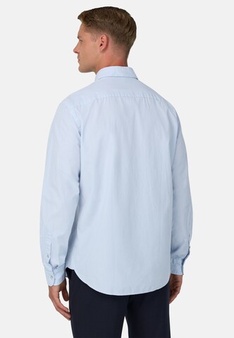 Boggi Milano Regular fit Overhemd 'B Sustainable' in Blauw