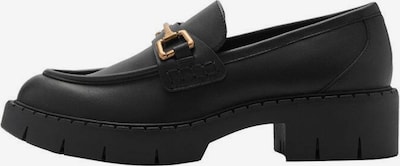 MANGO Moccasins in Gold / Black, Item view
