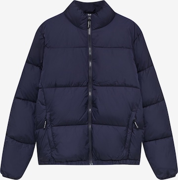 Veste mi-saison Pull&Bear en bleu : devant