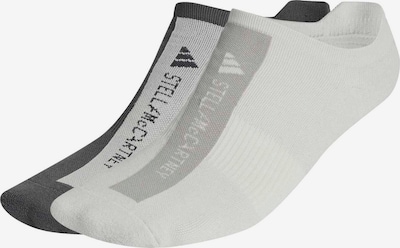Sportinės kojinės iš ADIDAS BY STELLA MCCARTNEY, spalva – rusvai pilka / šviesiai pilka / juoda, Prekių apžvalga