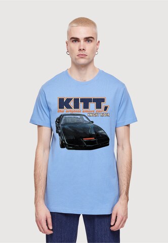 Merchcode Póló 'Knight Rider Kitt' - kék: elől