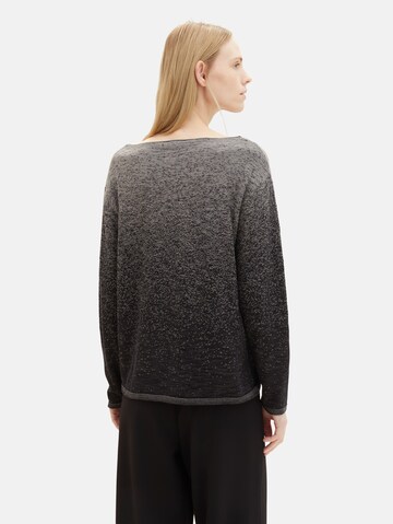 TOM TAILOR Sweater in Black