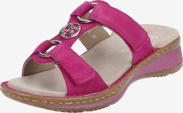 ARA Mules in Pink: front