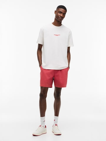 Tommy Jeans T-shirt 'SAILBOAT' i vit