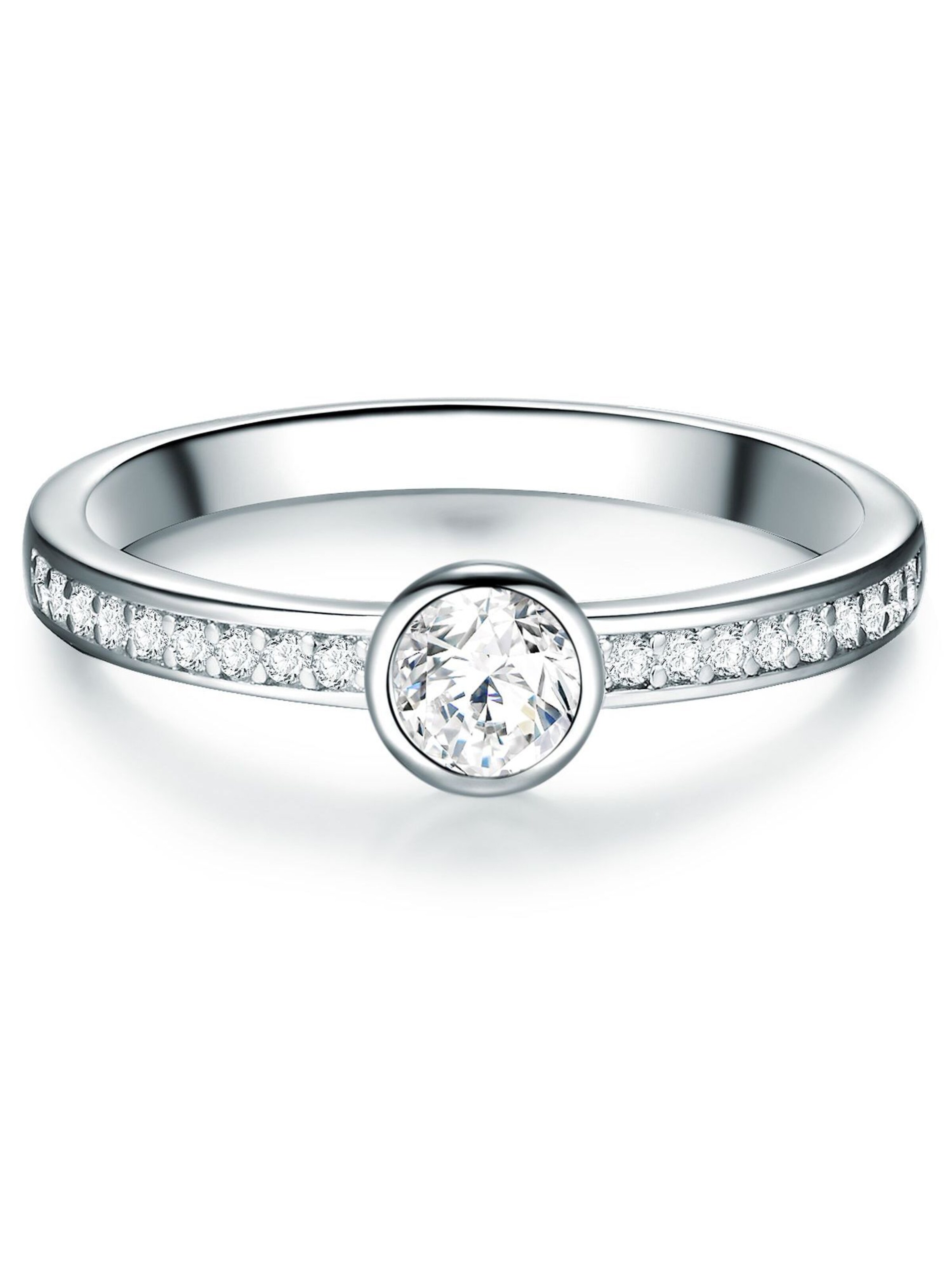 Trilani Ring in Silver: front