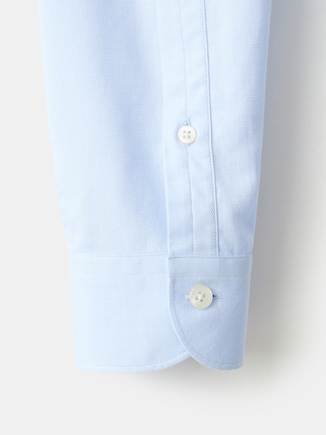 MANGO MAN Regular Fit Forretningsskjorte 'ZEUS' i blå