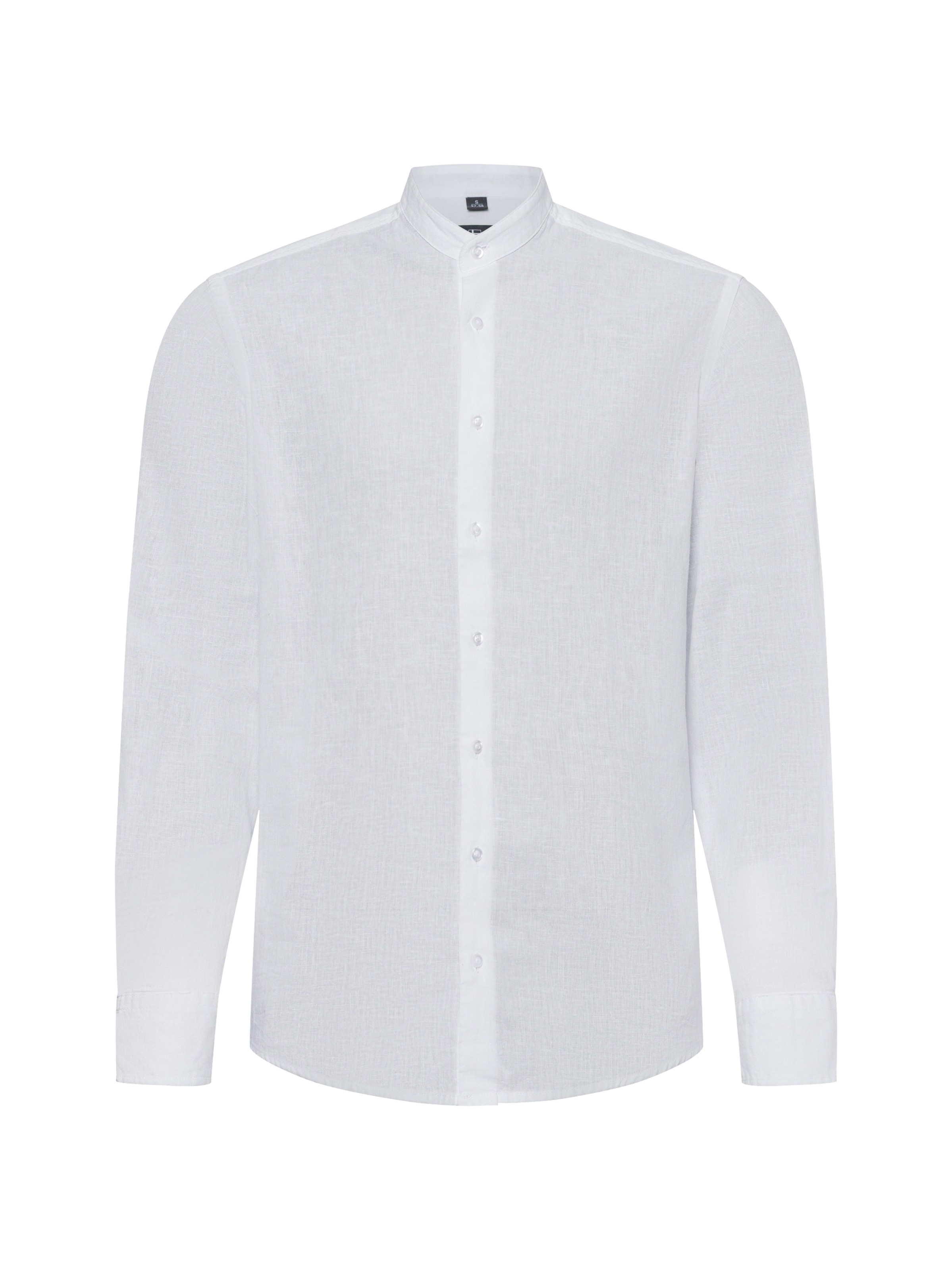 Nils Sundström Button Up Shirt in White: front