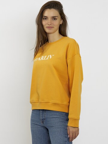 FRESHLIONS Sweatshirt ' DARLIN ' in Orange