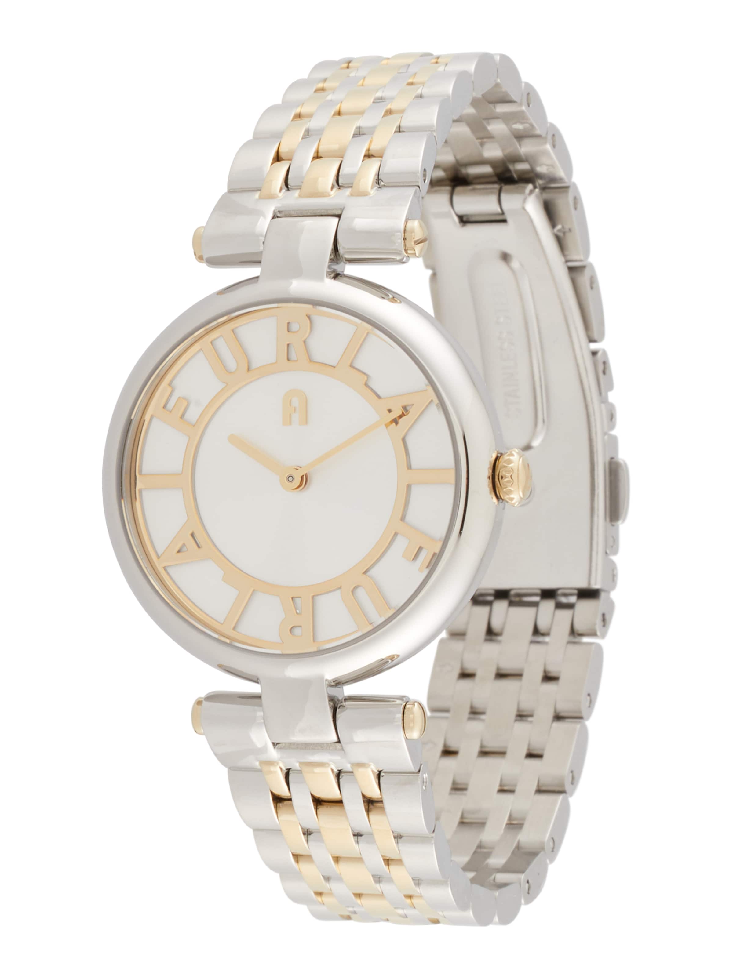 Montre à affichage analogique 'NEW CLUB' FURLA en argent : devant