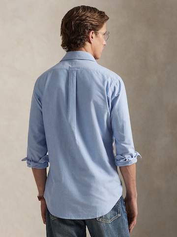 mėlyna Polo Ralph Lauren Priglundantis modelis Marškiniai 'CLASSIC'