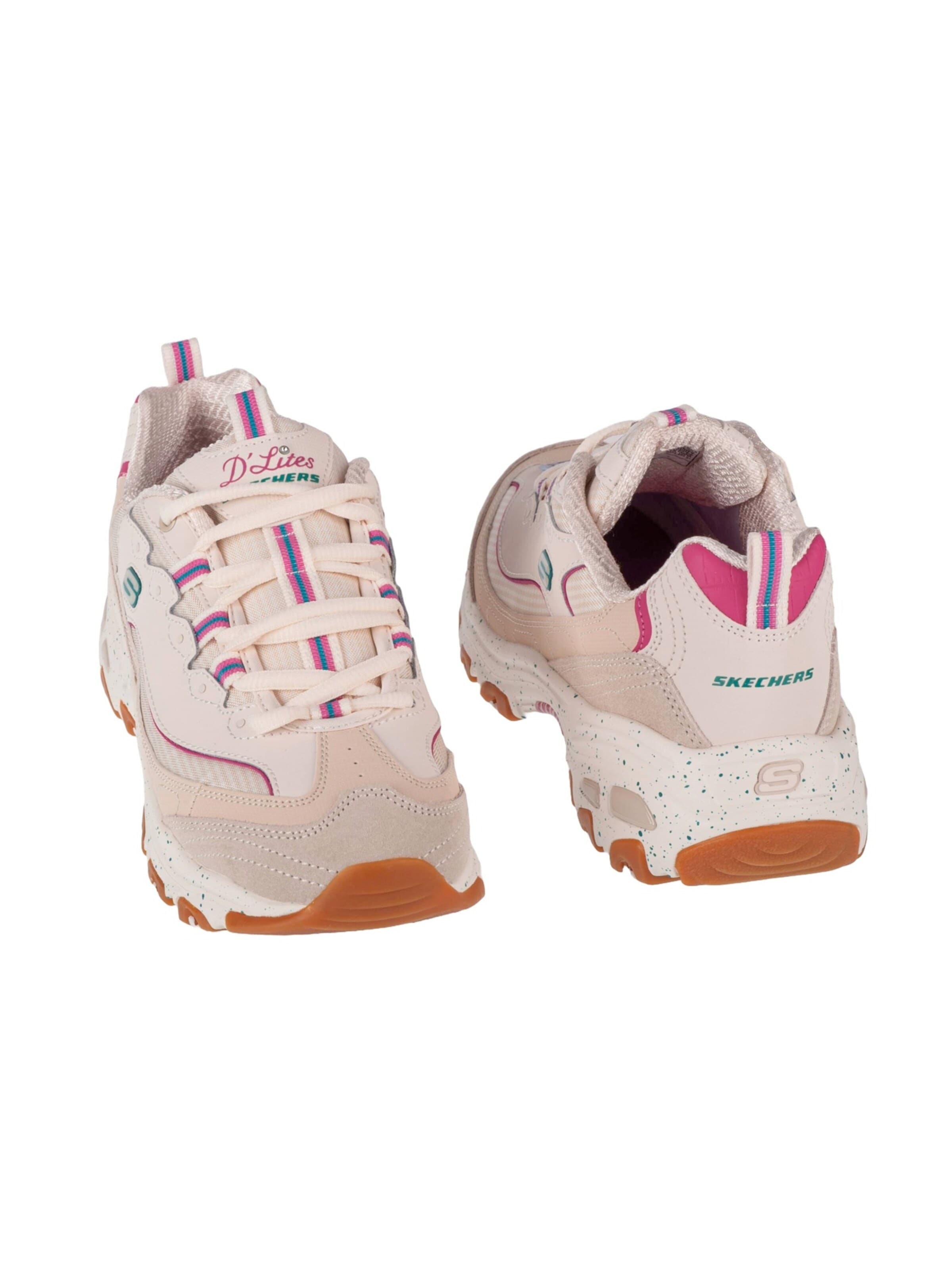 SKECHERS Madalad ketsid 'Skechers D'Lites - Bold Views', värv beež