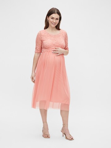 MAMALICIOUS Kleid 'Ivane' in Pink: predná strana