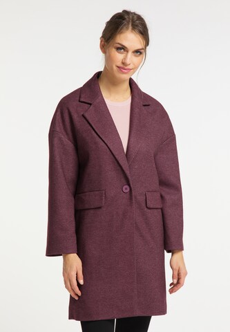 Manteau mi-saison usha BLACK LABEL en violet : devant