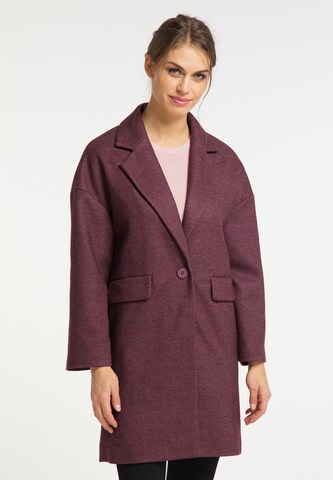 usha BLACK LABEL Between-Seasons Coat in Purple: front