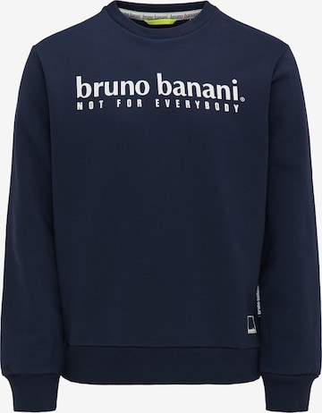 BRUNO BANANI Sweatshirt 'King' in Blauw: voorkant