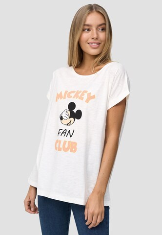Recovered Shirt 'Mickey Mouse Fan Club' in Beige