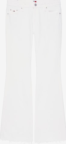 Tommy Jeans Flared Jeans in White: front