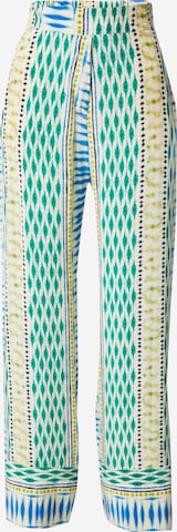 Suncoo Wide leg Trousers 'JERRY' in Green: front